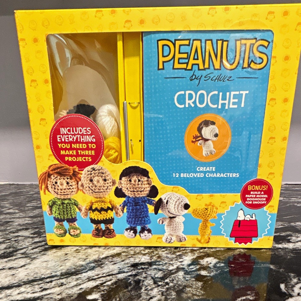Thunder Bay Press Peanuts by Schulz Crochet Kit Create - missing some yarns